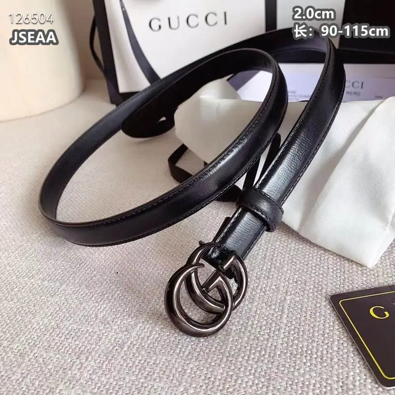 Gucci belt 20mmX90-115cm 8L16